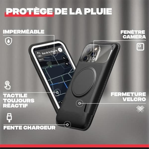 Stödtelefon - SHAPEHEART - PRO - Magnetisk - Vattentät - Avtagbar
