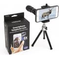 Miniatyrbild 1 av 4: Universellt Smartphone-adapter - CARSON - HookUpz IC-918 - 6x teleobjektiv - Justerbart stativ - Svart