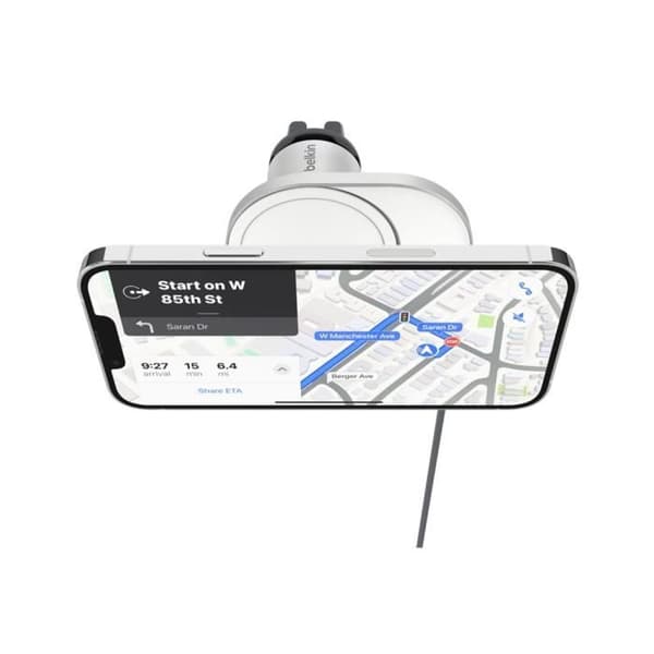 Trådlös laddningsstation - Belkin - BoostCharge Pro - Qi2 - 15W - Magnetisk - Grå