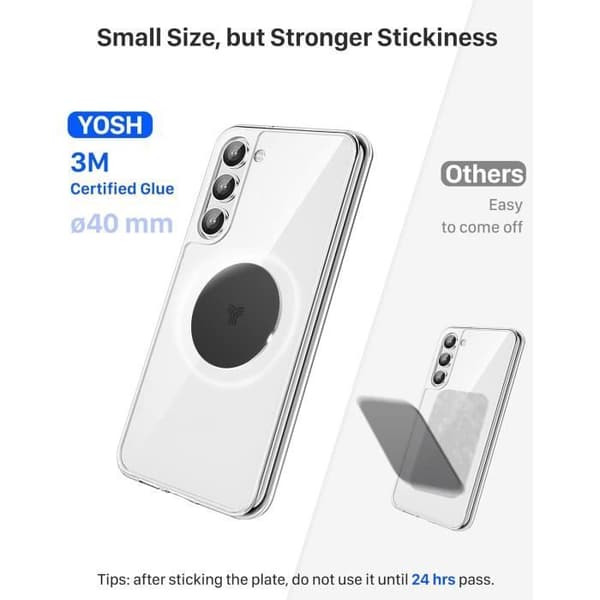 Stödtelefon för YOSH magnetisk bil, set med 2