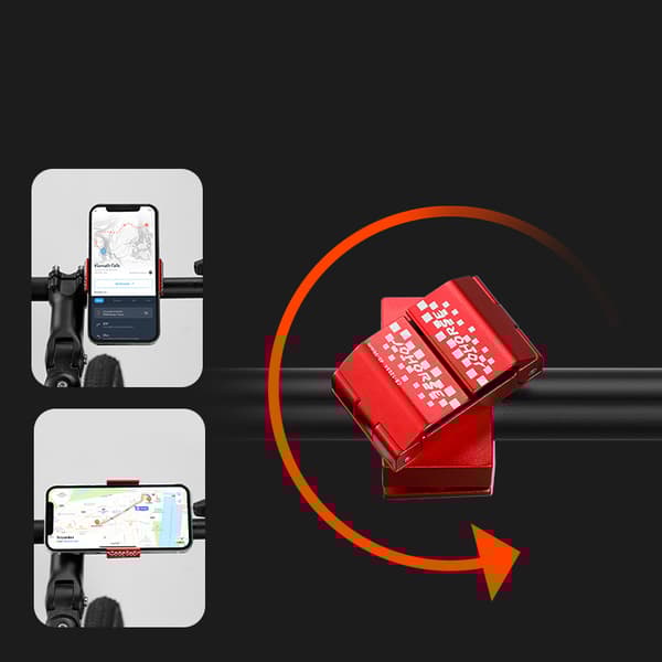 INF Elegant Ring Telefonholder i Aluminiumlegering