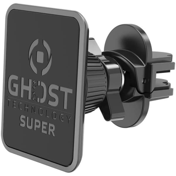 Mobilhållare Ghost Super Plus 5,5 x 7 cm svart stål Svart