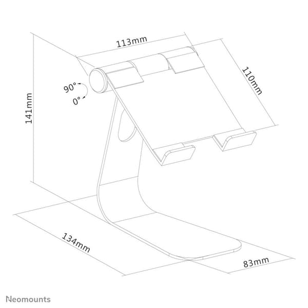 Neomounts by Newstar -taittuva tablettiteline
