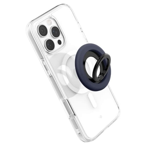 Fingerstöd med stödfunktion (Bluberry Navy) Spigen Nano Pop MagSafe Telefonring