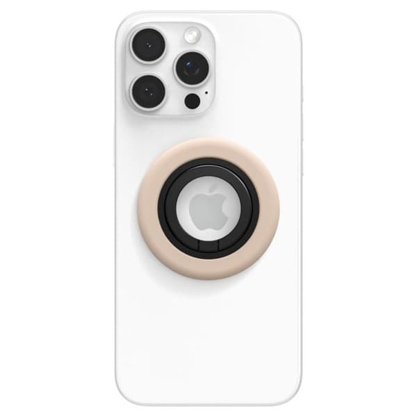 Fingerstöd med stödfunktion (Beige Kokosnöt) Spigen Nano Pop MagSafe Telefonring