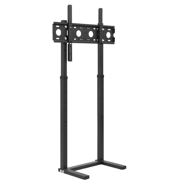 TV gulvstand, højdejusterbar, fritstående,sort