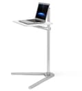 Miniatyrbillede 2 af 2: Bærbar Computer Gulvstander, Højdejusterbar 610-900mm, Rummelig Bakkestørrelse 535x360mm,Sølv