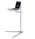 Miniatyrbillede 1 af 2: Bærbar Computer Gulvstander, Højdejusterbar 610-900mm, Rummelig Bakkestørrelse 535x360mm,Sølv