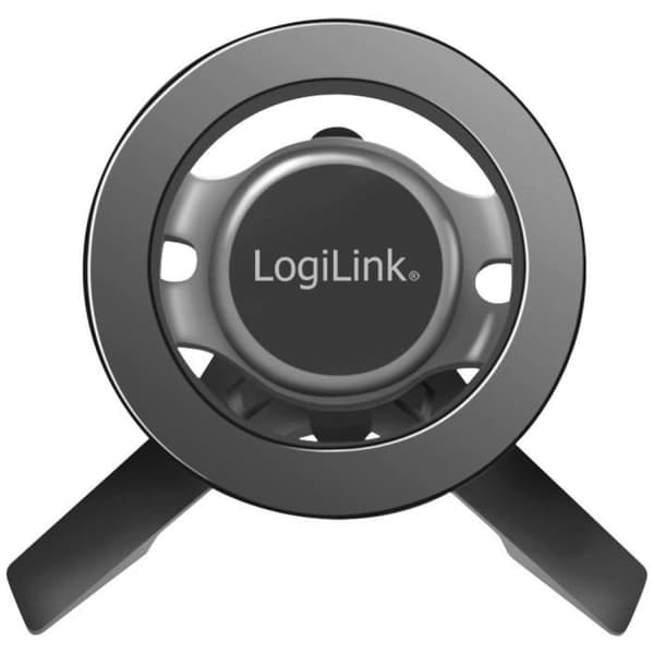 Mobiltelefonhållare för bil - LOGILINK - AA0167 - Magnetisk fäste - 360° vridbar - Svart