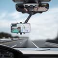 Miniatyrbild 2 av 4: Stöd för telefon bil roterande 360 ° bilmontering stödfäste för telefon backspeglar bil bärbar multifunktionell justerbar