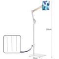 Miniatyrbillede 2 af 2: Gulvstativholder, justerbar arm, metalkonstruktion,W 175cm med Pan