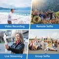 Pikkukuva 2 / 5: OBOSOE Selfie-keppi jalustalla ja valolla – langaton kaukosäädin mobiiliin ja suoratoistoon