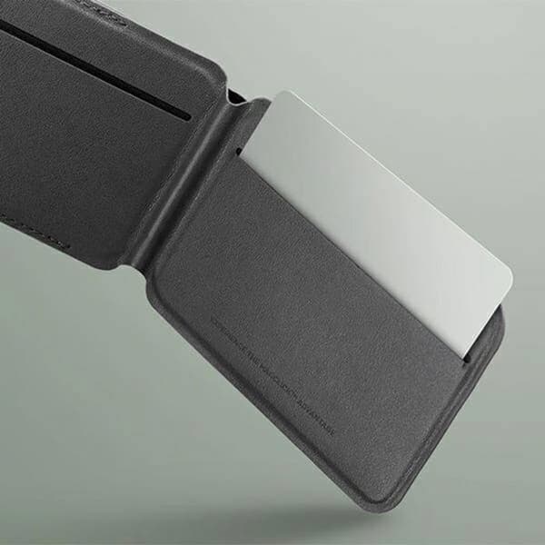 Uniq stand Lyden DS RFID-magnetportfölj och telefonstöd blåsvart/blåblekt-svart