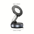 Miniatyrbillede 3 af 10: OBOSOE 360° Rotation Mobilholder, Bilholder, Foldbar og Justerbar, Universal Kompatibel, ABS Materiale, Til Bil/Bruser/Rejser/Fitnesscenter