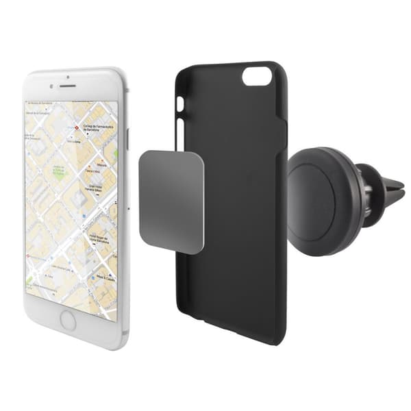 Magnetisk mobilholder til bilen KSIX 360º Sort