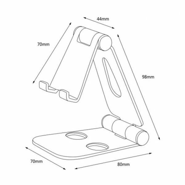 Mobilt eller tablettstöd Aisens MS2PM-086 Stål 8" (1 antal)