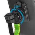 Miniatyrbild 3 av 5: Stödhållare för vattentät cykel för smartphone upp till 6.8'' Styre fäste Forever Svart
