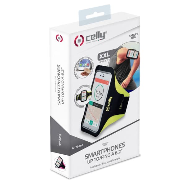 Sportsarmbånd XXL maks 6,2 "Gul