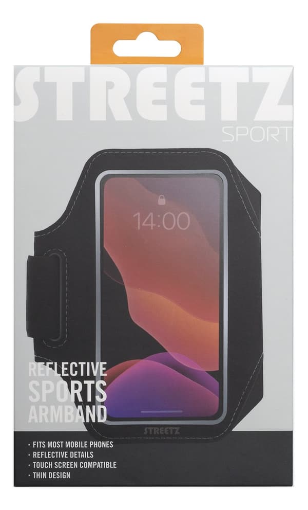 Sport armband reflective fits up to most 6.5" screens thin