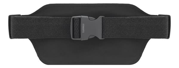 Sport waist bag, reflective, fits most mobile phones, black
