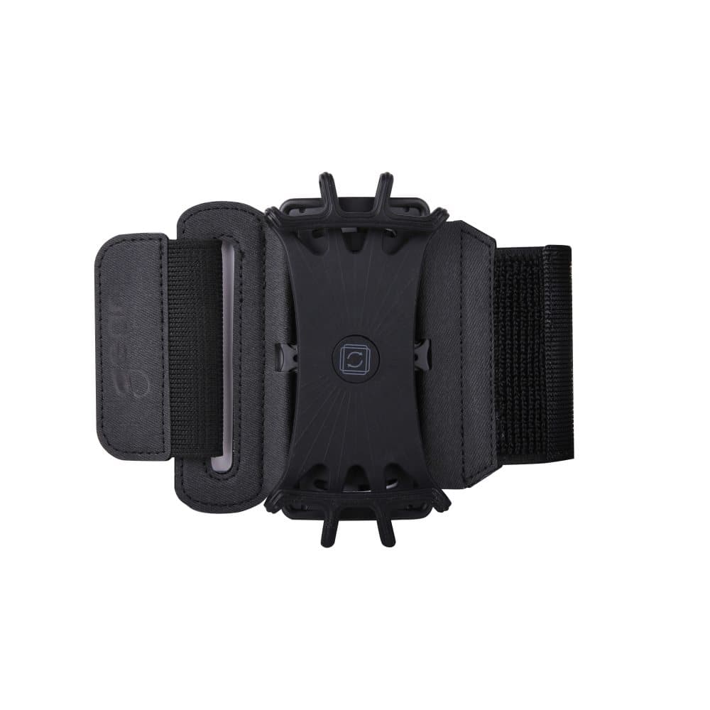 Sportarmband Premium Universal För Över och Underarm Vridbar hållare Svart