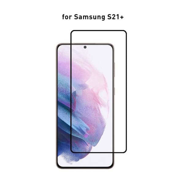 Heltäckande härdat glas / skyddsglas till Samsung Galaxy S21 / S21 Plus S21 Plus