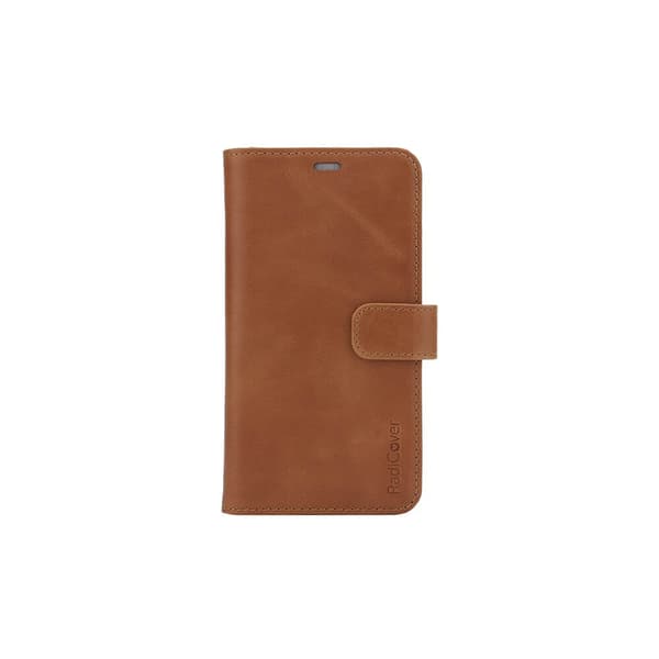 RadiCover - Radiationprotected Mobilewallet Leather iPhone 12 5,4 2in1 Magnetcover - Brown