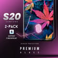 Miniatyrbild 3 av 5: 2-Pack Samsung Galaxy S20 - Härdat Glas 9H - Super Kvalitet 3D