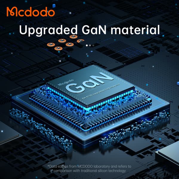 McDodo Snabbladdnings strömadapter 33W  med USB-C & USB-A