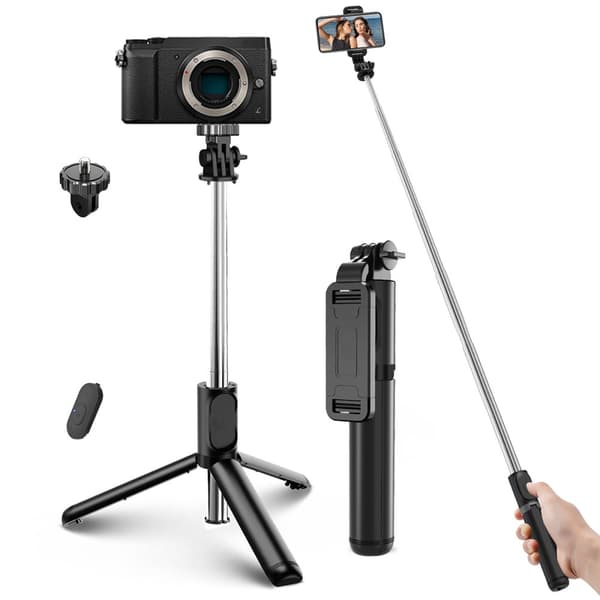 Selfie Stick Bluetooth Mini Tripod Monopod Integrerad design Lättvikts trådlös med fjärrkontroll