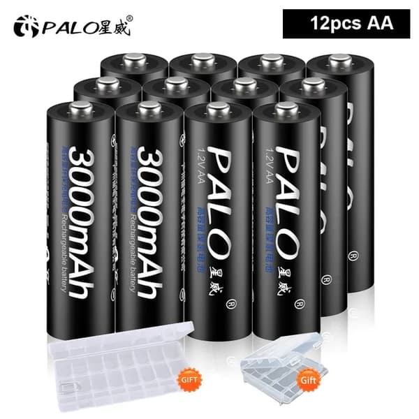 Genopladeligt batteri, 12V, 3000mAh
