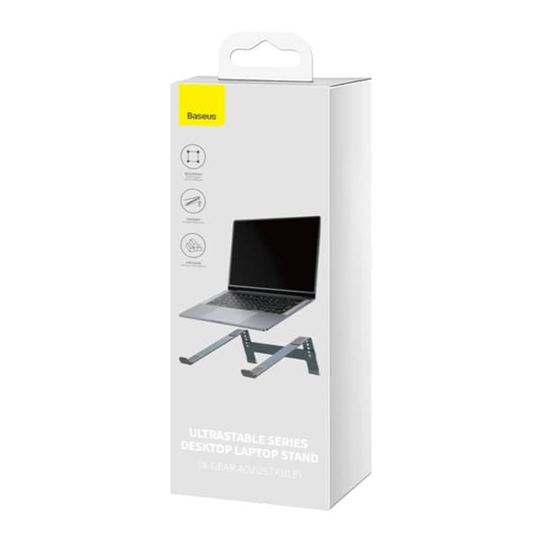 Laptop Stand Baseus (4-Gear Adjustable) Space Grey