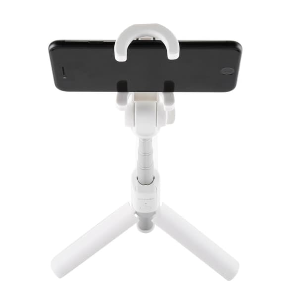 BW-BS3 3 i 1 bluetooth fjernbetjening Stativ Selfie Stick Passer til 3,5-6 tommer smartphones, hvid