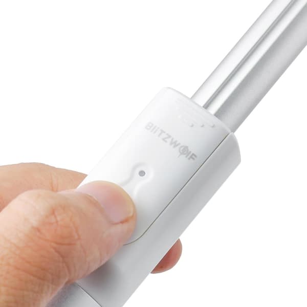 BW-BS3 3 i 1 bluetooth fjernbetjening Stativ Selfie Stick Passer til 3,5-6 tommer smartphones, hvid