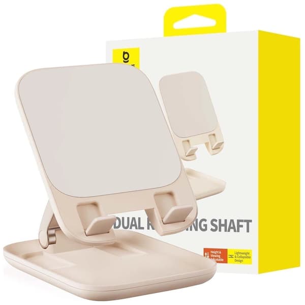 Baseus BS-HP009 Seashell Series sammenleggbart nettbrettstativ - rosa