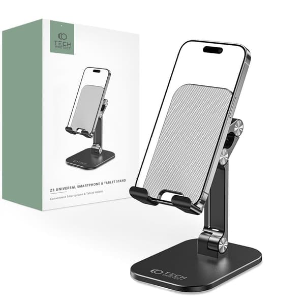TECH-PROTECT Z3 UNIVERSAL STATIV FOR SMARTPHONE OG TABLET GRÅT