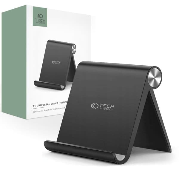 TECH-PROTECT Z1 UNIVERSAL STATIV FOR SMARTPHONE OG TABLET SORT