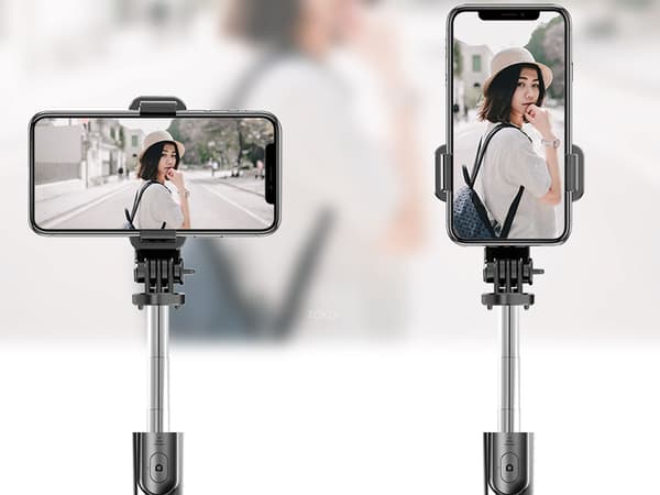 Selfie stick stativ fjärrkontroll bluetooth