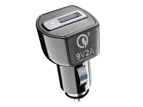 CellularLine 18W Billader m/kabel USB-A til USB-C