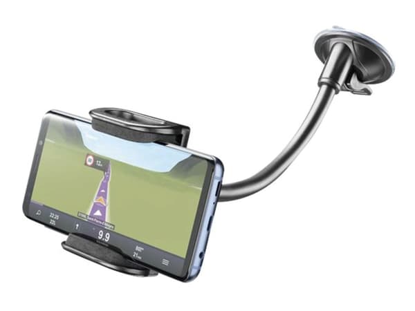 CellularLine Hug Flexi Mobilholder til bil Sort
