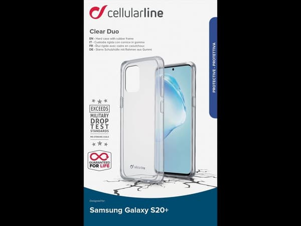 CellularLine Hard Case Samsung S20 Plus - Gjennomsiktig