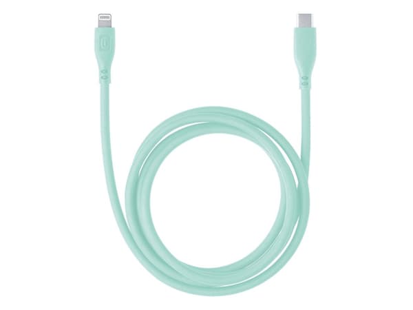 CellularLine ladekabel USB-C til Lightning 1,2m - Grønn