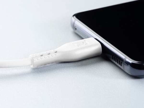 CellularLine ladekabel USB-A til USB-C 1,2m - Hvit