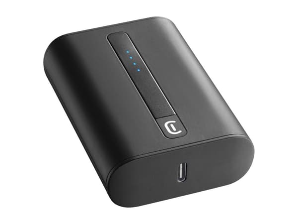 CellularLine Powerbank Thunder 10.000 mAh Sort