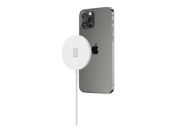 CellularLine Mag Trådløs lader med Magsafe - Hvit