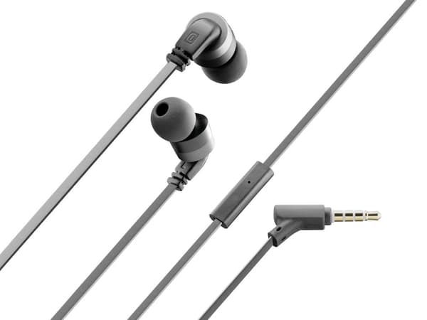 CellularLine Mosquito Ørepropper med 3.5mm minijack - Svart