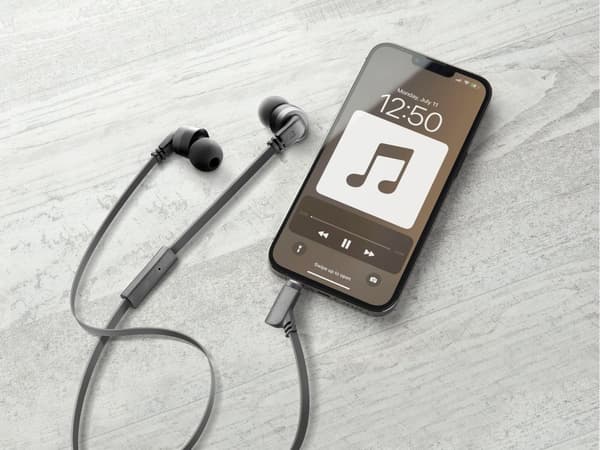 CellularLine Mosquito Ørepropper med 3.5mm minijack - Svart