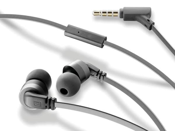 CellularLine Mosquito Ørepropper med 3.5mm minijack - Svart