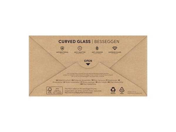ECO Skjermbeskyttelse heldekkende glass iPhone 12/12 Pro