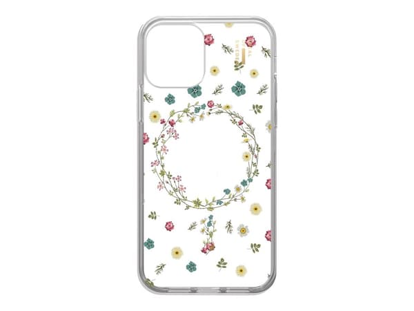 iDeal Mobildeksel iPhone 12/12 Pro Magsafe - Gjennomsiktig Floral